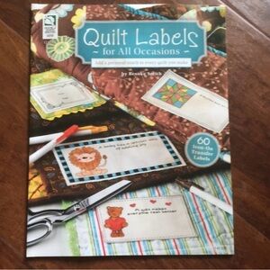 Quilt Labels for All Occasions
